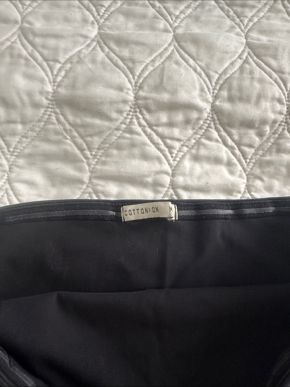 Cotton On Black Tube Top with Nonslip Band on top - Picture 2 of 4
